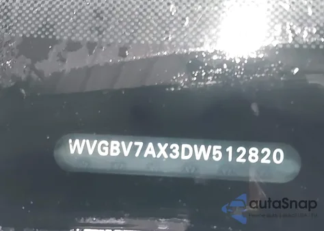 2013 Volkswagen Tiguan Se from USA, damaged, VIN WVGBV7AX3DW512820